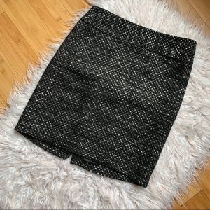 Talbots Black and Gray Pencil Skirt